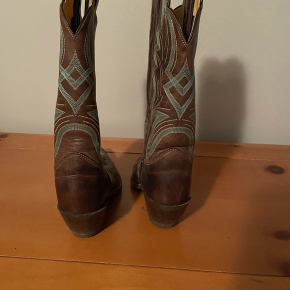 Turquoise ladies boots - Picture 2 of 3